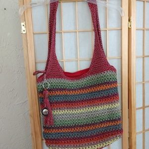 Multi Colored Knit Hobo